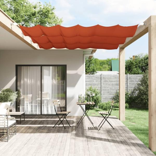 vidaXL Senkrechtmarkise Terrakotta 60x360 cm Oxford-Gewebe 148347