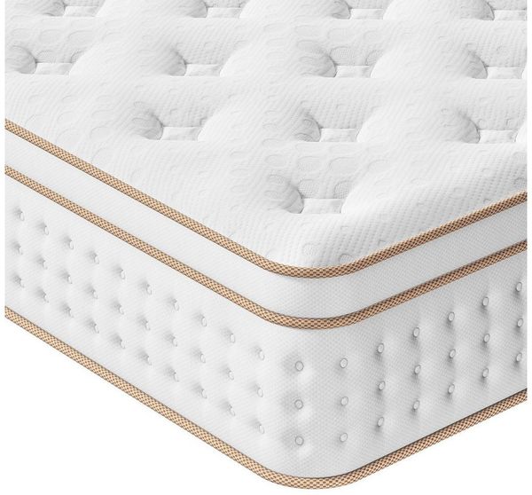 Taschenfederkernmatratze 7-Zonen, Matratze 26cm hoch, 30cm hoch Tonnentaschenfederkernmatratze, Vesgantti, H3, hohe Punktelastizität, Orthopädisch, Mittelfest