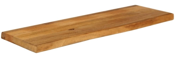 vidaXL Tischplatte mit Baumkante 100x20x3,8 cm Massivholz Mango 370564