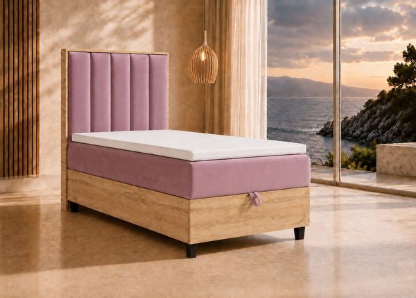 Best for Home Boxspringbett Boxspringbett Trinity K-10 mit Bettkasten & Komfort Topper T30 (70x200 80x200 90x200 100x200 cm), Verschiedene Liefermöglichkeiten, TOP Preis-Leistungs-Verhältnis