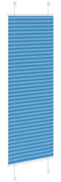 vidaXL Plissee Blau 45x150 cm Stoffbreite 44,4 cm Polyester 4015183 Bild 4