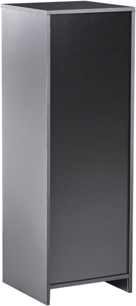 Bücherregal mit 3 Ebenen ZEHNA 117 cm Schwarz Bild 5