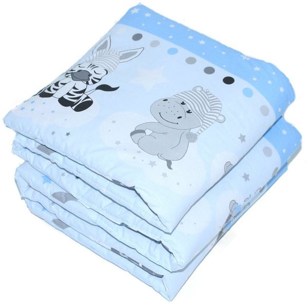 Primawela Bettnestchen 190cm Bettumrandung Babybett Baby Kinder Nest Kopfumrandung Kopfschutz