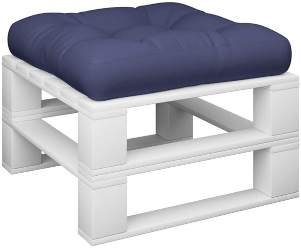 vidaXL Palettenkissen Marineblau 50x50x12 cm Stoff 377823 Bild 3