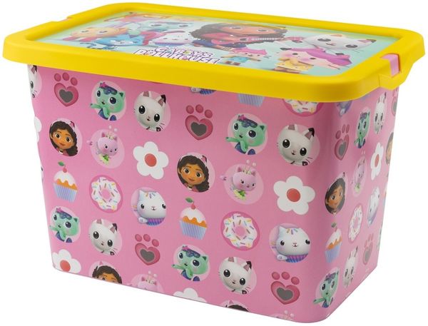 Gabby’s Dollhouse Aufbewahrungsbox 7 l Kinderzimmer Box für Spielzeug