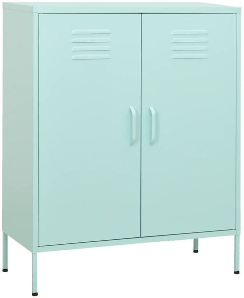 vidaXL Lagerschrank Minzgrün 80 x 35 x 101,5 cm Stahl [336167]