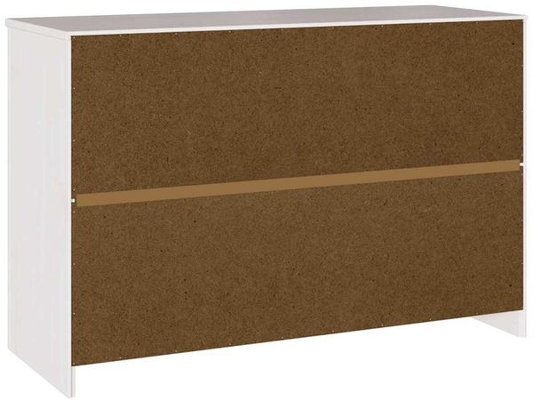 vidaXL Sideboard Drammen Weiß 114 x 43 x 75,5 cm Massivholz Kiefer 42003039 Bild 6