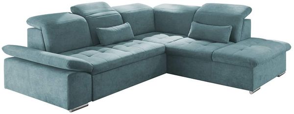 Ecksofa mit Schlaffunktion Wayne - verstellbaren Kopf- und Rückenlehnen