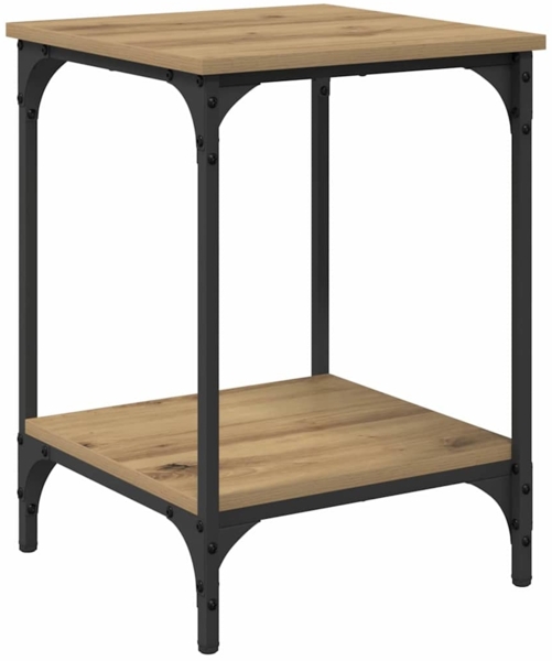 vidaXL Couchtisch Artisan-Eiche 40 x 40 x 55 cm Holzwerkstoff 881897