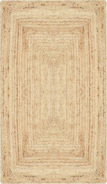 Marrakesch Orient & Mediterran Interior Teppich Jute Wohnzimmer Teppich Nora 120 x 170 cm, Handarbeit