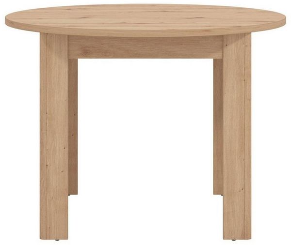 Home affaire Esstisch Ancona runder Tisch, 106 cm, MFD Tischplatte, in verschiedenen modern Farben, Ideal für eine moderne Küche