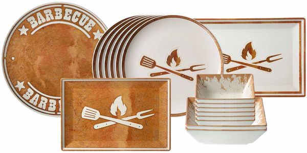 Ritzenhoff & Breker Rusty Grillgeschirr-Set 17-teilig