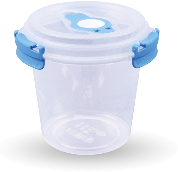 Vorratsdose für Lebensmittel ( 640 ml ) - Blau - Frischhaltedosen für Joghurt, BPA-Frei luftdicht, Aufbewahrungsbox Meal Prep Box, Schale