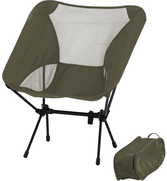 Siena Garden Campingstuhl Wanderlust grün Ultra-leicht Aluminiumgestell - Klappsessel Klappstuhl Angelstuhl mit Tasche