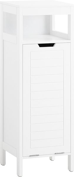 SoBuy BZR122-W Badunterschrank, MDF, Lackiert, Weiß, 40 x 100 x 35 cm