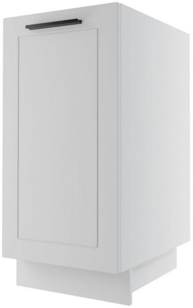 Unterschrank KVANTUM 1-türig 40cm Korpus- & FrontFarbe: weiß matt / weiß (Q-D1D/40)