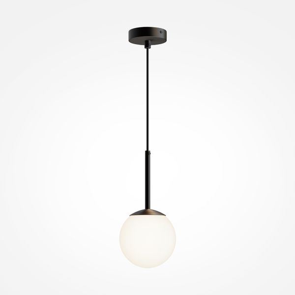 Maytoni Pendelleuchte Basic form, Mattes Schwarz, 1 flg, 40 W, 180 cm (Höhe)
