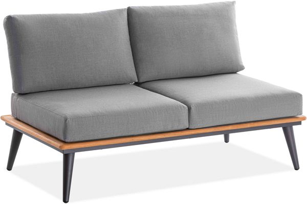 Niehoff Serra 2-Sitzer Sofa Aluminium/Canvas
