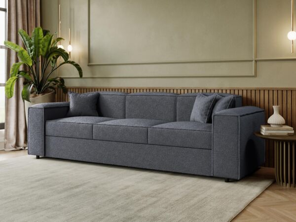 Schlafsofa Sokoz Boucle (Farbe: Coral 80)