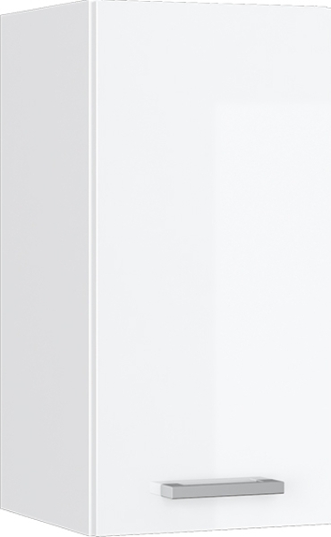 Hängeschrank R-Line Weiß Hochglanz 30 cm mit Tür Vicco