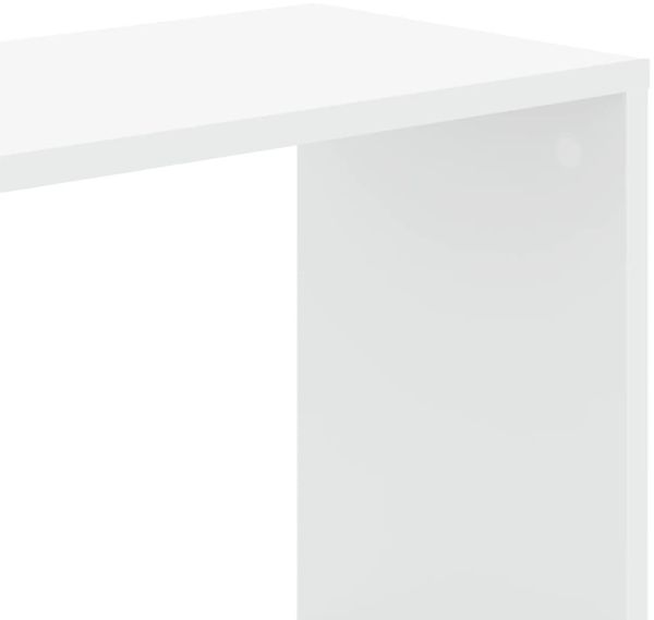 vidaXL Bücherregal 5 Böden Weiß 45x23,5x162,5 cm Holzwerkstoff 852780 Bild 6