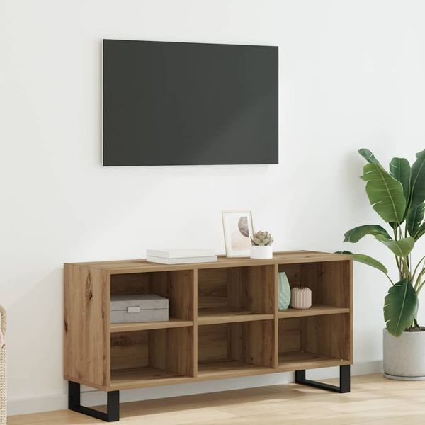 vidaXL TV-Schränk Artisan-Eiche 103,5 x 30 x 50 cm Holzwerkstoff 881927