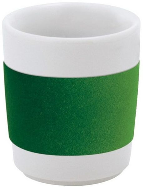 KAHLA Becher touch! henkelloser Becher mit Samt-Banderole, Porzellan, Made in Germany