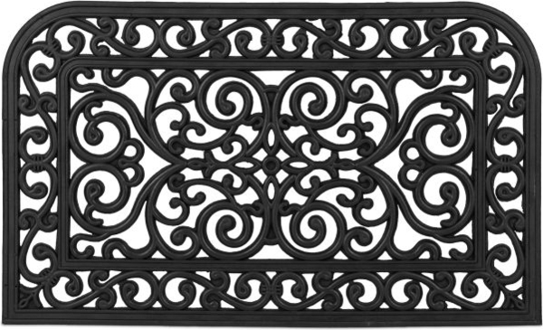 Gummi Fußmatte mit Ornamenten 10039384