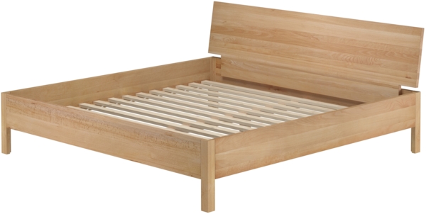Großes Ehebett Doppelbett aus Buchenholz 200x200 mit wählbarem Zubehör V-60.93-20Rollrost inkl.