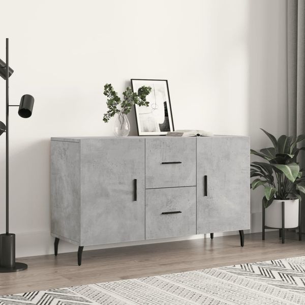 vidaXL Sideboard Betongrau 100x36x60 cm Holzwerkstoff 828192