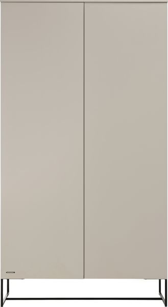 Kidsmill Modular 2 Schrank 2-Türig Oatmeal - Schwarz