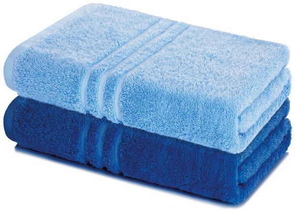 Lavea Badetuch Elena 2er Set Badetücher 100x150 cm, Duschtuch, 500 g/m² Frottier, weich & saugstark, pflegeleicht