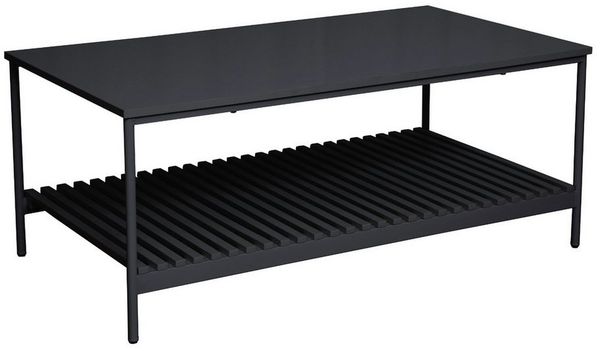 SVITA Couchtisch AMAL, Metalltisch, Industrial Design, minimalistisch, Schwarz