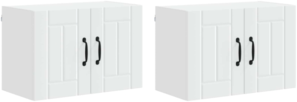 vidaXL Küchenschrank 2 pcs Weiß 60 x 31 x 40 cm Holzwerkstoff 884915