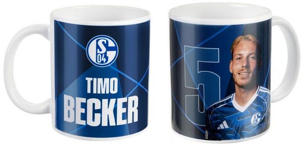 FC Schalke 04 Tasse Kaffeebecher Becker, 1-tlg, Keramik