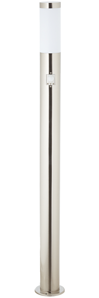 Brilliant Leuchten No. 43699-82 Aussenstandleuchte Chorus Sensor E27 IP44 edelstahl 80cm