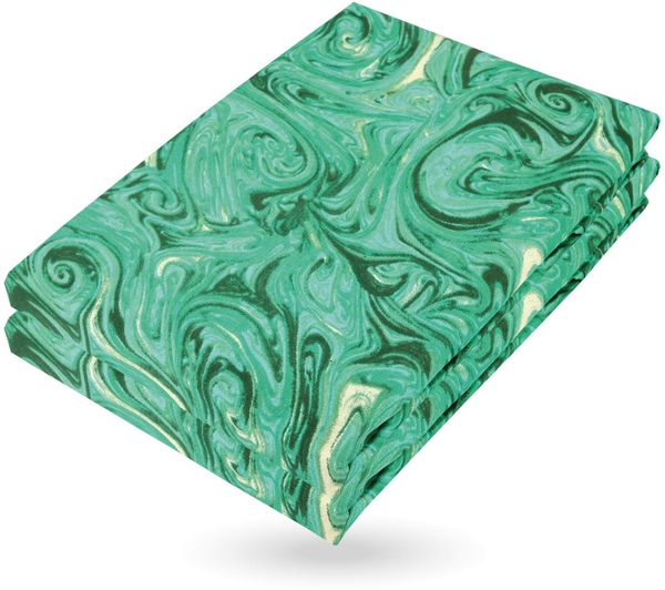 Bettwäsche-Set (135x200cm) - Renforce Marble - Grün