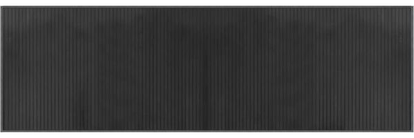 vidaXL Teppich Rechteckig Grau 60x200 cm Bambus 376838 Bild 2