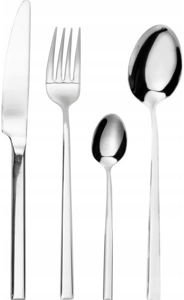 Besteckset Como Ambition 24-teilig silberfarben