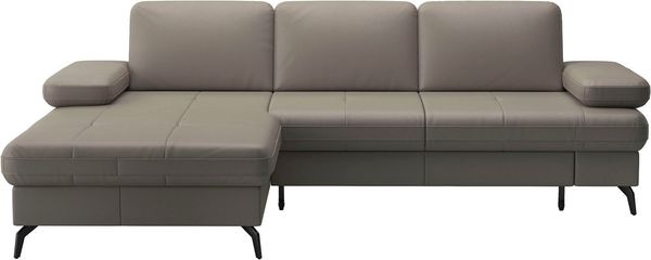 sit&more Ecksofa Morris Jubi, Recamiere, Breite 247 cm, mit Armteilfunktion, wahlweise mit Schlaffunktion
