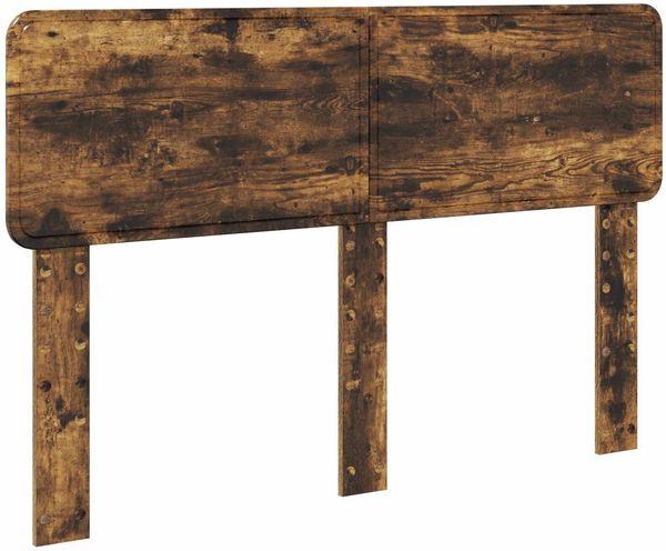 vidaXL Bettrahmen Geräucherte Eiche 140 x 190 cm Holzwerkstoff 3412189 Bild 7