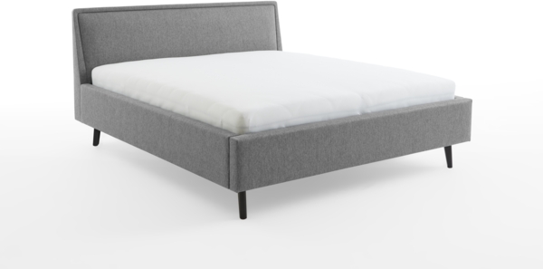 Polsterbett >Frieda mit BK< Liegefläche 160x200 cm, grau, Stellmaß: 176x105x224cm (BxHxT) Bild 3