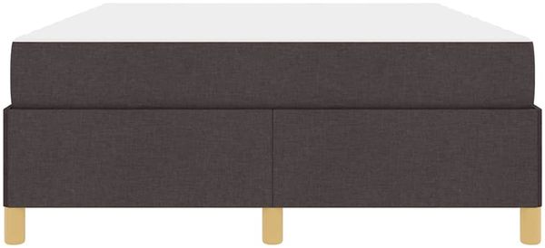 vidaXL Bettrahmen mit Matratze Dunkelbraun 140 x 200 cm Stoff 3398944 Bild 7