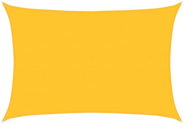 vidaXL Sonnensegel 160 g/m² Rechteckig Gelb 5x7 m HDPE 311577