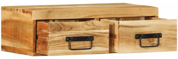 vidaXL TV-Wandschrank 60x30x19 cm Massivholz Akazie 4017460