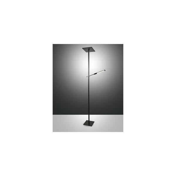 Fabas Luce LED-Deckenfluter IDEAL schwarz 3550-10-101