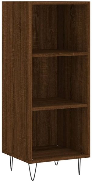 vidaXL Sideboard Braun Eichen-Optik 34,5x32,5x90 cm Holzwerkstoff 828731 Bild 2