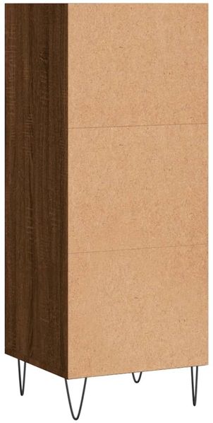 vidaXL Sideboard Braun Eichen-Optik 34,5x32,5x90 cm Holzwerkstoff 828731 Bild 6
