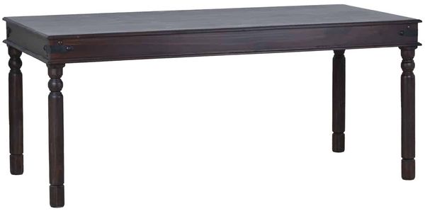 MiaMöbel Esstisch Colombo 160x90cm Massivholz Pinie Kolonialstil Indien Indisch