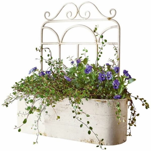 Mirabeau Übertopf Pflanzkorb Marwin antikweiß